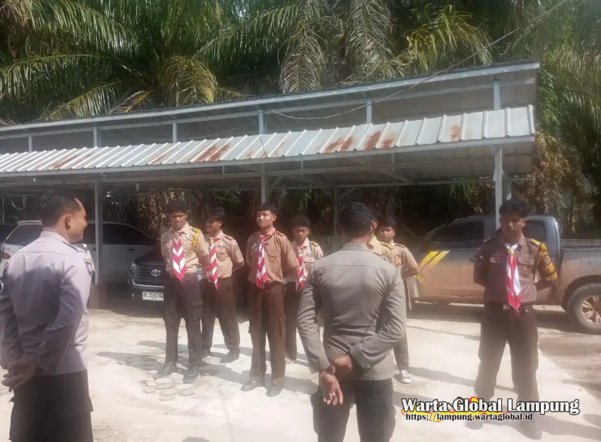 Gegerkan tulang bawang, sinergi dasyat Polsek dente teladas gembleng tunas bangsa