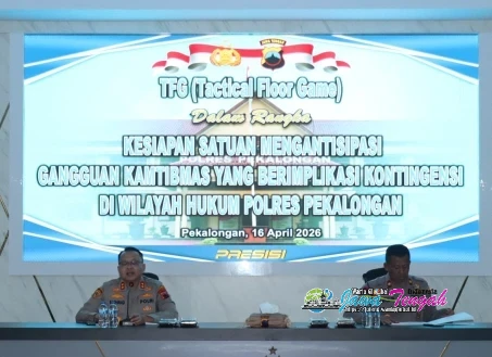 Kapolres Pekalongan Pimpin TFG Sispamkota, Soroti Dinamika May Day