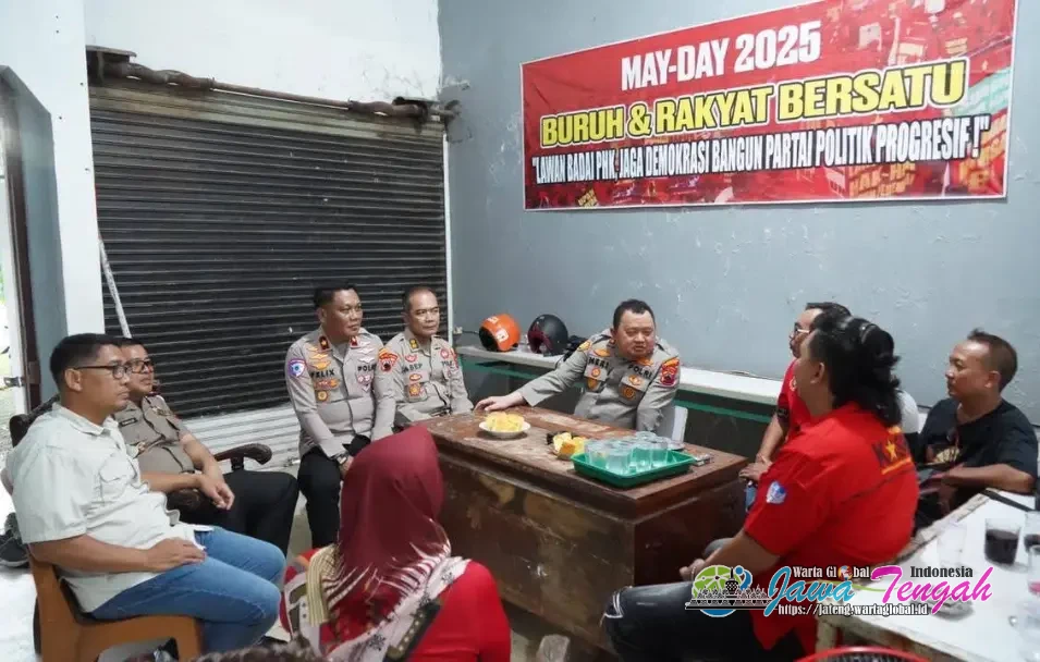 Kapolrestabes Semarang Perkuat Sinergi dengan Serikat Buruh