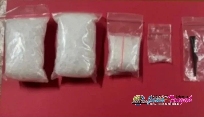 Polres Sukoharjo Tangkap Pria Pengedar Narkotika dan Sita 230 Gram Sabu