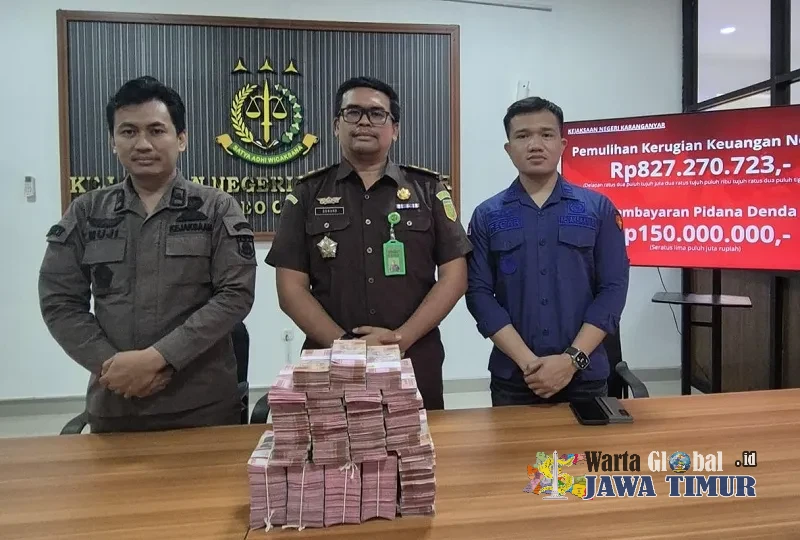Pemulihan Kerugian Negara Hampir Rp1 Miliar, Kejari Karanganyar Tuntaskan Eksekusi Kasus Alkes