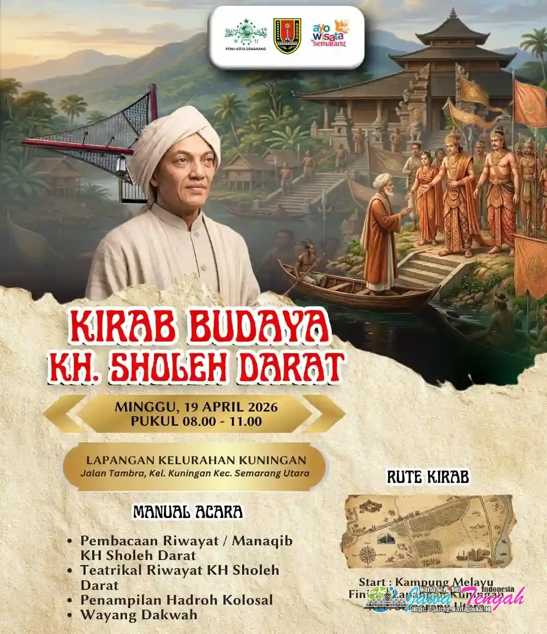 Kirab Budaya Haul KH Sholeh Darat Perkuat Wisata Religi Kota Semarang