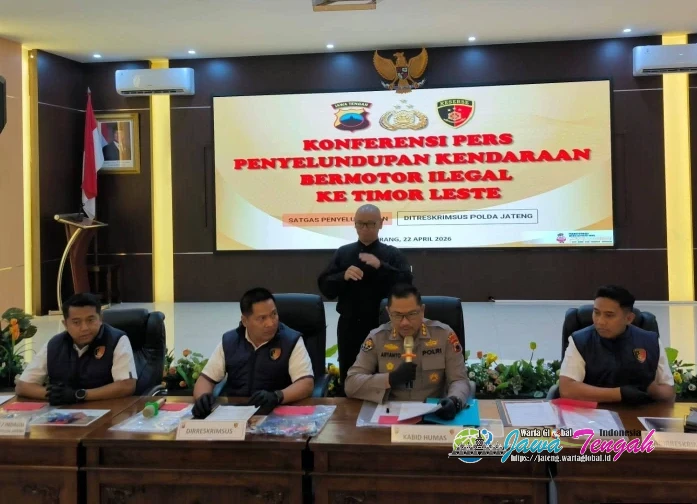 Polda Jateng Bongkar Sindikat Penyelundupan Ranmor Internasional Bermodus Dokumen Fiktif