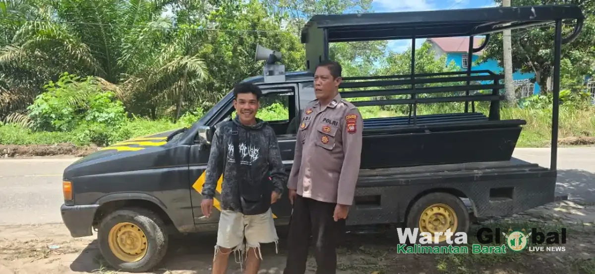 Patroli Siang Penuh Kepedulian, Polisi Ajak Warga Waspada Cuaca Ekstrem