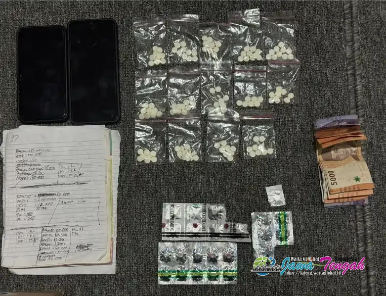 Bongkar Jaringan Obat Terlarang, Ditresnarkoba Polda Jateng Amankan Dua Pelaku dan Ribuan Pil Disita