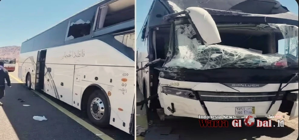Bus Jemaah Haji RI Kecelakaan di Madinah Usai City Tour Jabal Magnet, 10 Luka: Kemenhaj Ancam Cabut Izin KBIHU Nakal!