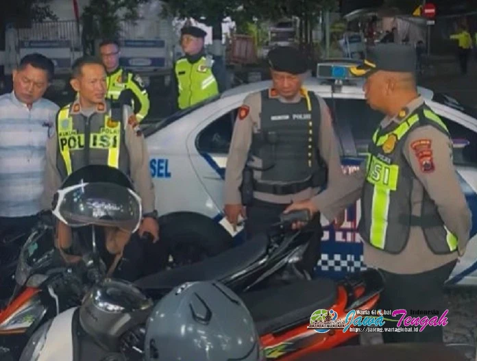 Polres Sragen Gelar Patroli Skala Besar Tertibkan Balap Liar, 63 Motor Diamankan