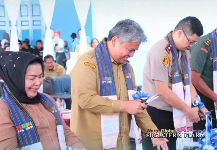 Kadisnaker Sumut Hadiri Peresmian Sending Organization dan Pengukuhan Peserta LPK Mori Centre