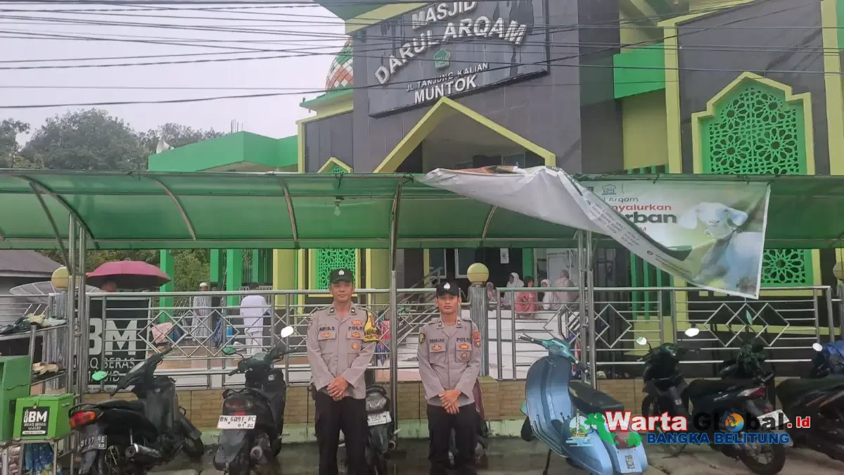 Polres Bangka Barat Kerahkan 118 Personel Amankan Salat Idul Adha 1447 Hijriah