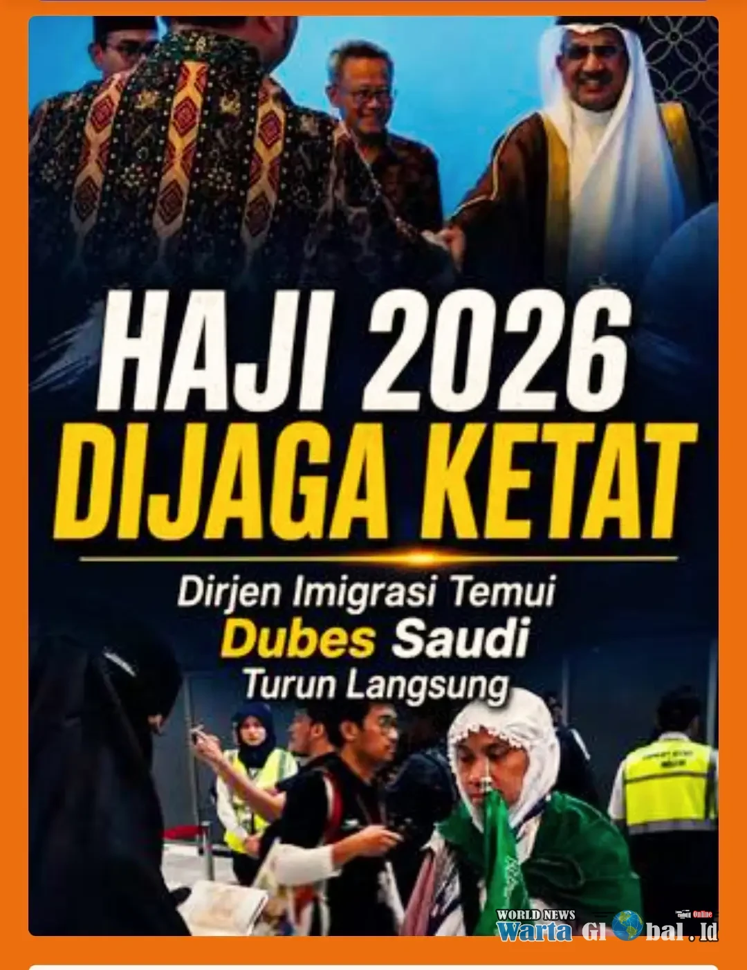 HAJJ 2026 UNDER TIGHT SECURITY: DIRECTOR GENERAL OF IMMIGRATION MEETS SAUDI AMBASSADOR, PERSONALLY OVERSEES OPERATIONS AT SOETTA HAJJ 2026 UNDER TIGHT SECURITY: DIRECTOR GENERAL OF IMMIGRATION MEETS SAUDI AMBASSADOR, PERSONALLY OVERSEES OPERATIONS AT SOETTA