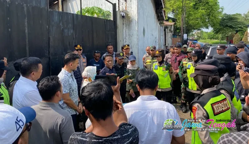 Terjunkan 165 Personel Pengamanan Eksekusi Lahan di Kuripan Kertoharjo Pekalongan Kota