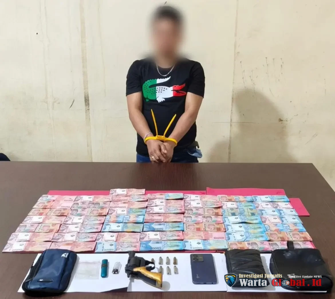 Polisi Bekuk Bandar Narkoba Bersempi di Dumai, dan Uang Rp50 Juta Disita.