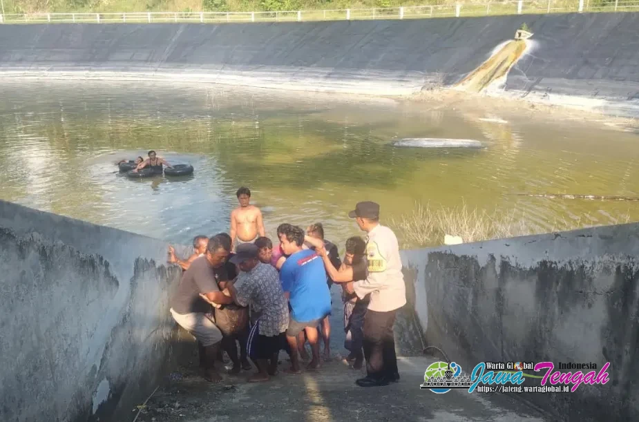 Tragedi Maut di Sragen! Satu Keluarga Tenggelam di Embung Sigit, Ibu dan Anak Tewas Sang Ayah Selamat