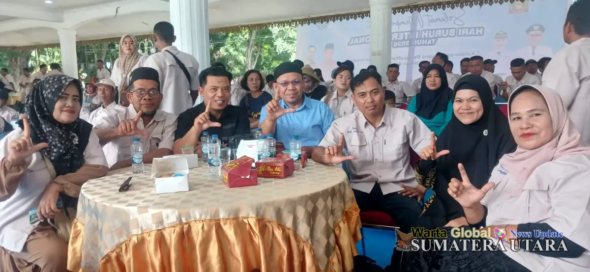 Fatimah, S.Si,.M.Pd Anggota DPRD Sumut Komisi E, Hadiri Peringatan May Day Langkat