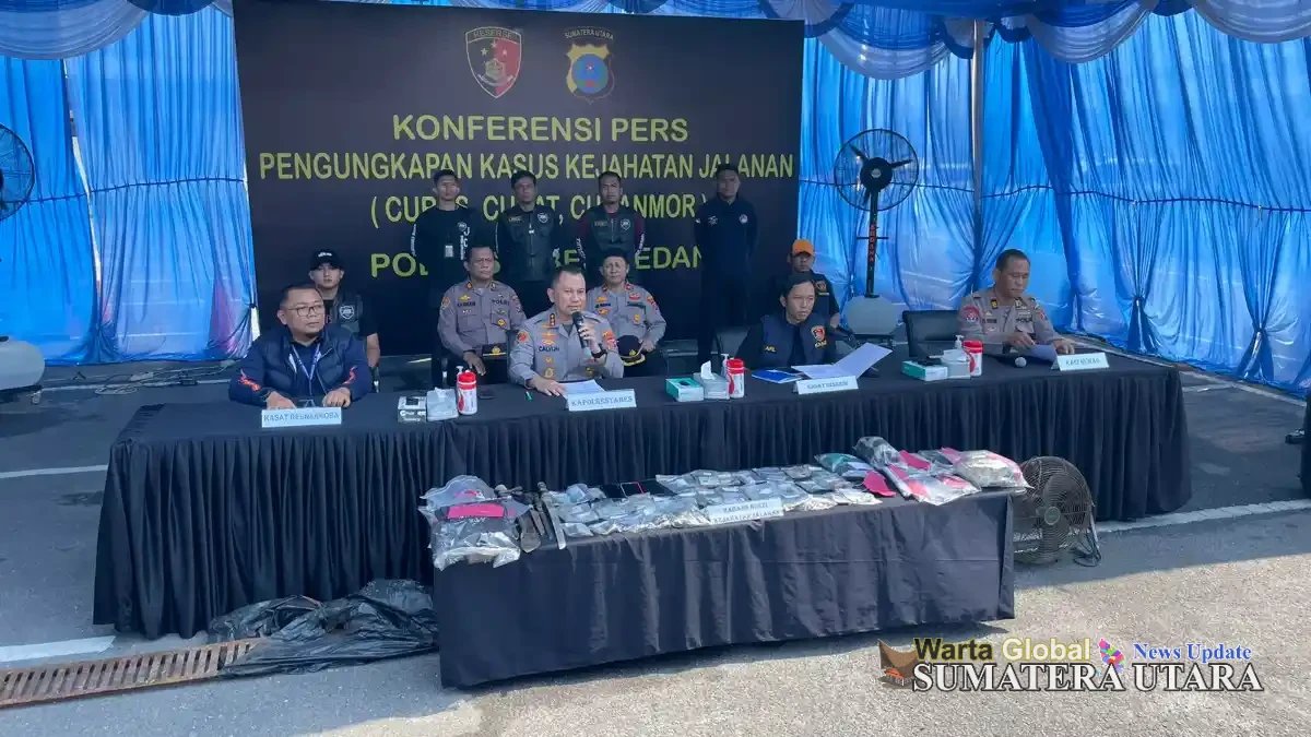 Selama 36 Hari, 37 Orang Bandit Jalanan di Medan Kena Tembak Polrestabes