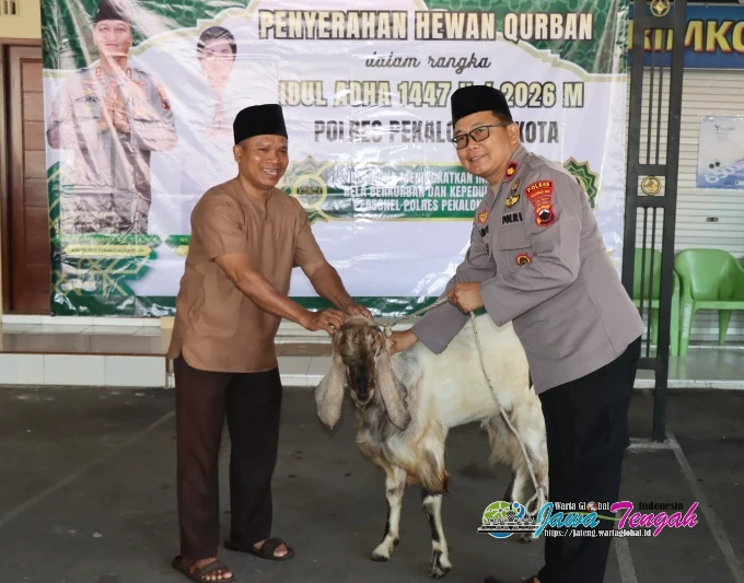 Kapolres Pekalongan Kota Salurkan Hewan Kurban untuk Masyarakat pada Idul Adha 1447 H