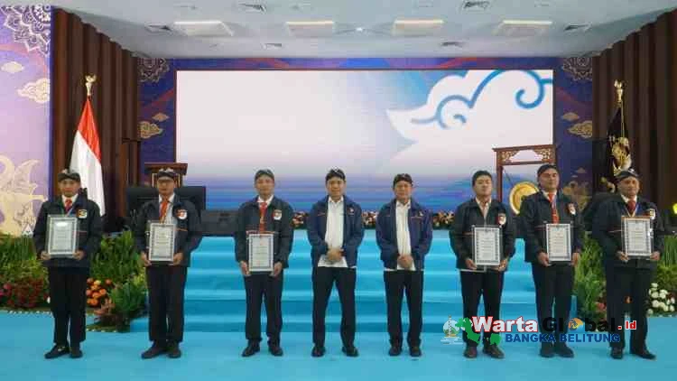 Aipda Ferry N, PS. Kaur ident Sat Reskrim Polres Bangka Terima Penghargaan dari Kabareskrim Polri