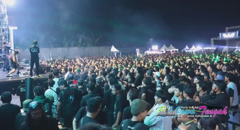 Konser Distorsi Melody Diserbu Ribuan Penonton, Polres Pekalongan Gelar Pengamanan Ketat