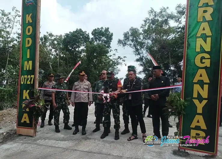 Dandim 0727/Karanganyar Pimpin Penutupan TMMD Sengkuyung Tahap II 2026