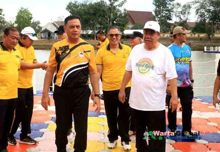Kapolda-Gubernur Babel Lepas Ribuan Bibit Ikan Nila Di Kolam Bhaypark, Irjen Pol Viktor : Semoga Bermanfaat