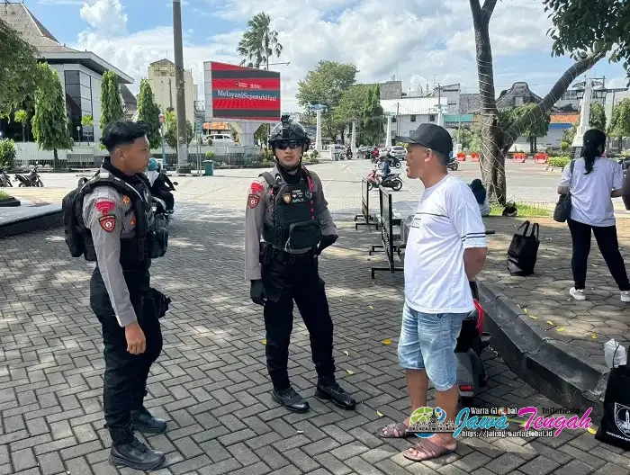 Polresta Surakarta Gelar Patroli Dialogis dan Sosialisasikan Layanan Call Center