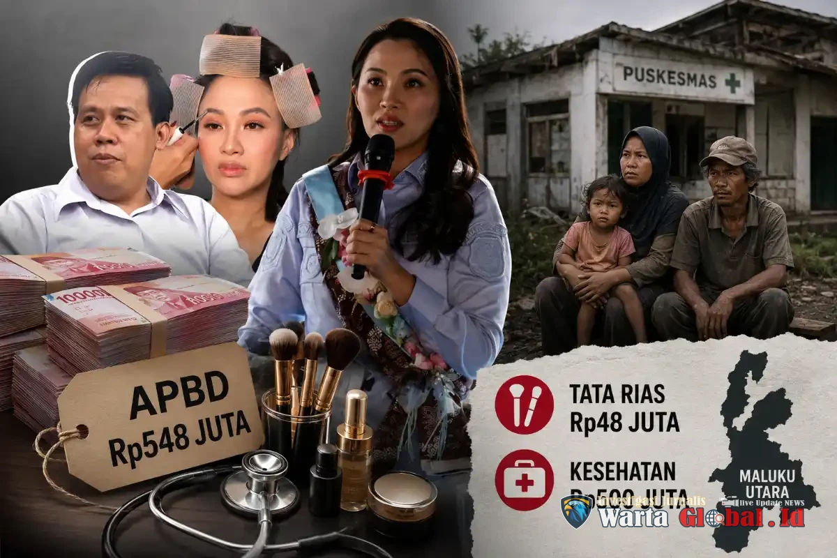 APBD Rp548 Juta untuk Tata Rias dan Kesehatan Gubernur Sherly Tjoanda Tuai Kritik Keras di Tengah Krisis Layanan Publik Maluku Utara.