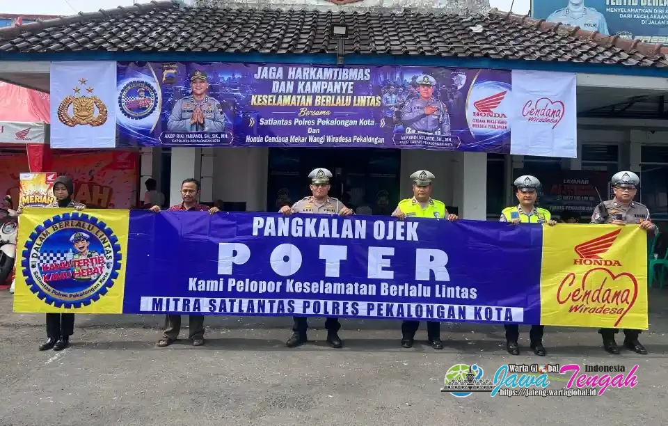 Puluhan Warga Antusias Ikuti Service Gratis dan Edukasi Lalu Lintas Satlantas Polres Pekalongan Kota