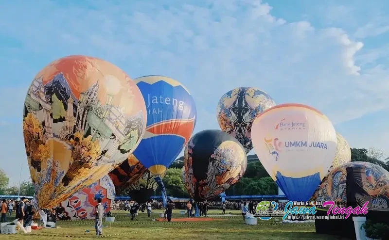 Bank Jateng Gelar Festival Balon Udara, Destinasi Wisata Baru bagi Warga Solo