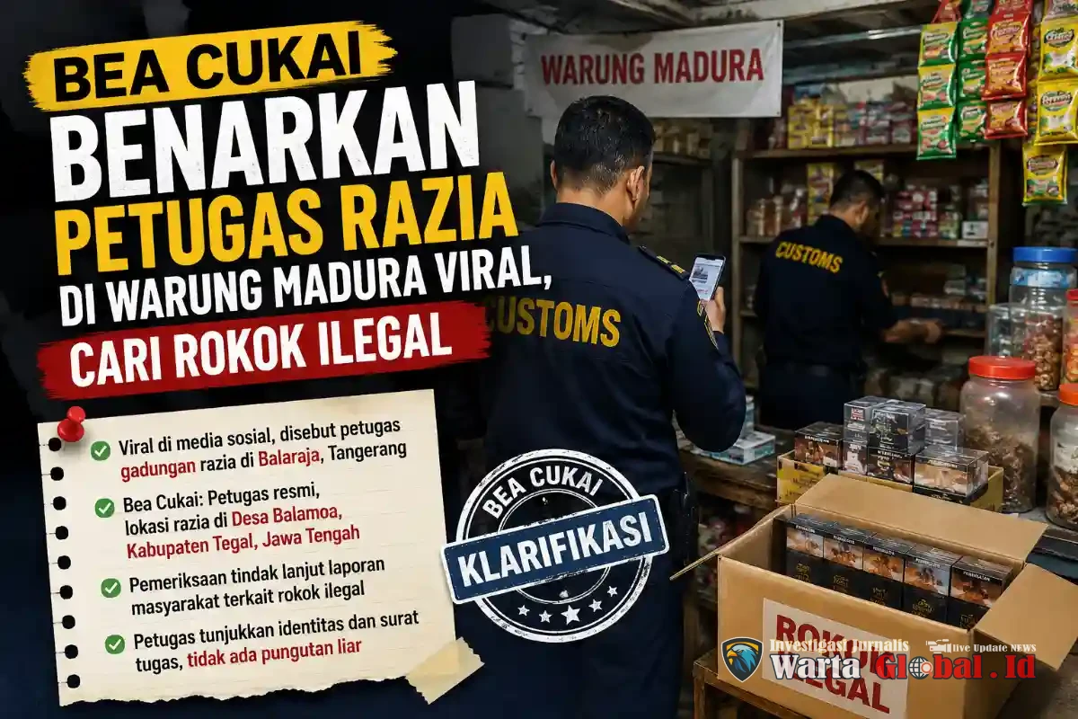 Bea Cukai Benarkan Petugas Razia di Warung Madura Viral, Cari Rokok Ilegal