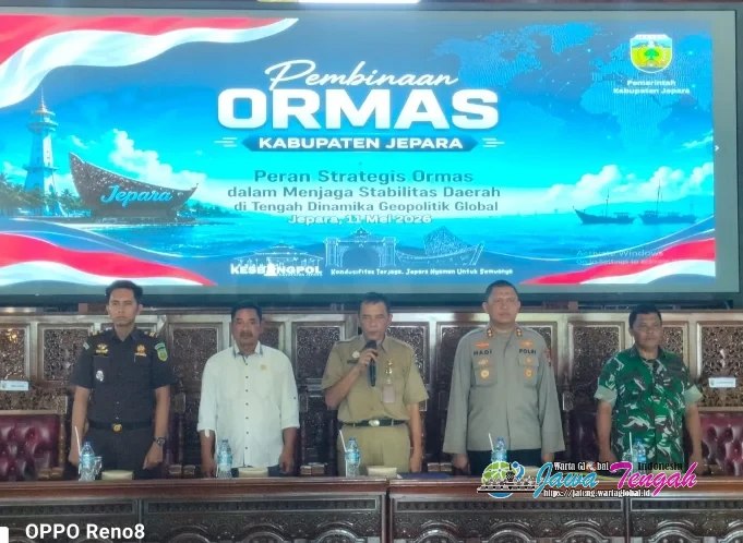 Pemkab Jepara Gelar Pembinaan Ormas, Bakesbangpol: Perkuat Stabilitas Daerah Hadapi Era Disrupsi Informasi