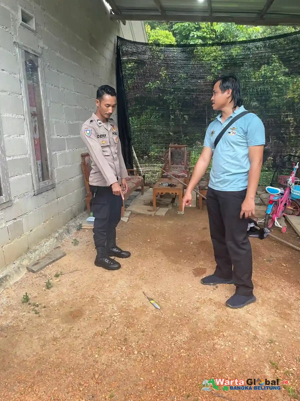 Polsek Kelapa Polres Bangka Barat Tangani Kejadian Penganiayaan Maut, Berawal dari Cekcok Melalui Telepon dan Berujung Penusukan
