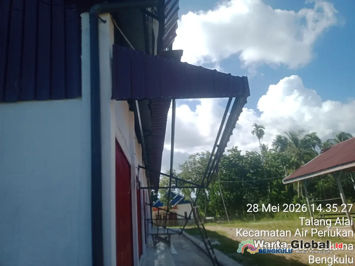 Gedung koperasi merah putih desa talang alai kecamatan air periukan.