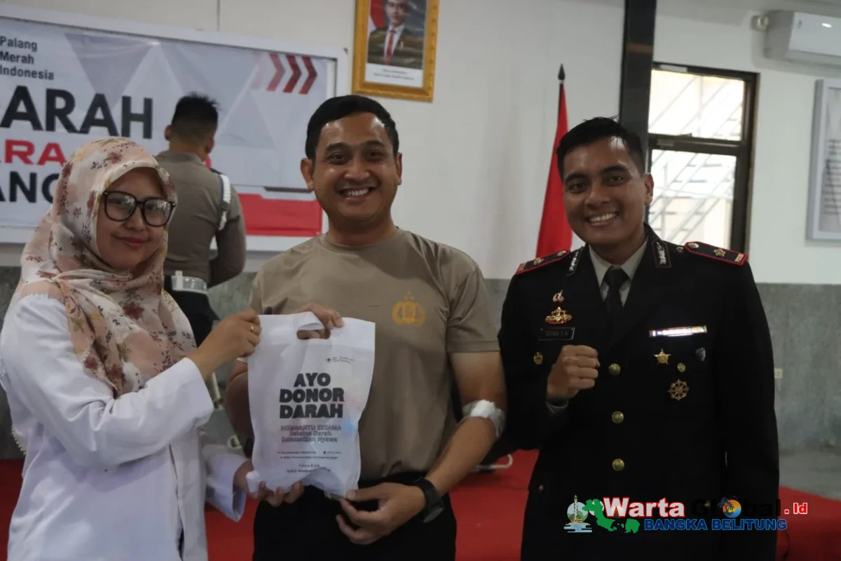 Polres Bangka Gelar Bakti Kesehatan Donor Darah, Dalam Rangka HUT Bhayangkara ke-80 Tahun 2026.