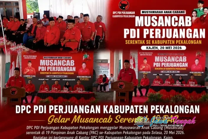 DPC PDI Perjuangan Kabupaten Pekalongan Gelar Musancab Serentak di 19 PAC