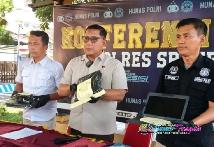 Polres Sragen Tangkap Dua Pencuri Chromebook di SDN 1 Sine