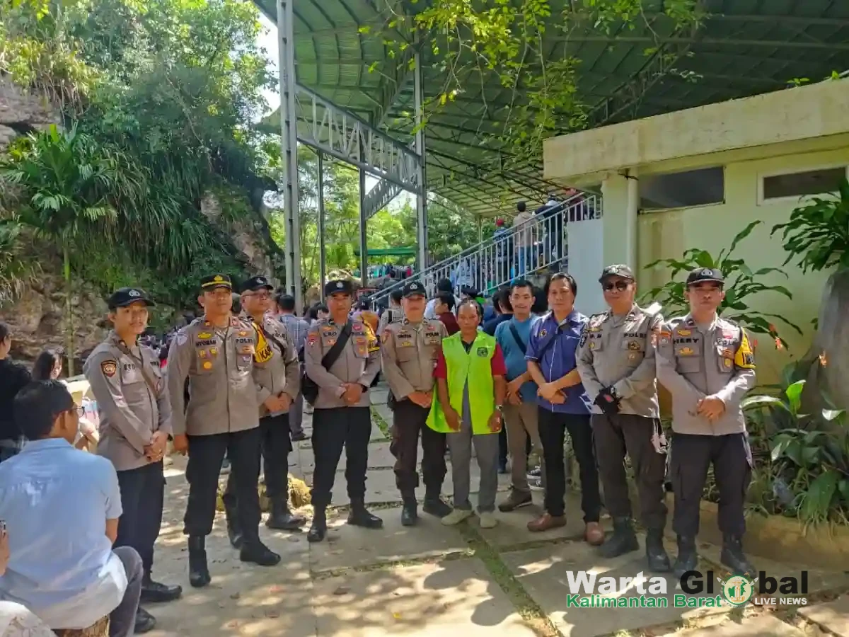 Penutupan Bulan Maria Polsek Menyuke Lakukan Pengamanan