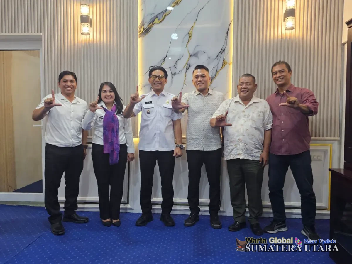 Ketua Laskar Gibran Sumut Samson Sembiring Bersilaturahmi dengan Wakil Wali Kota Binjai, Bahas Penguatan UMKM