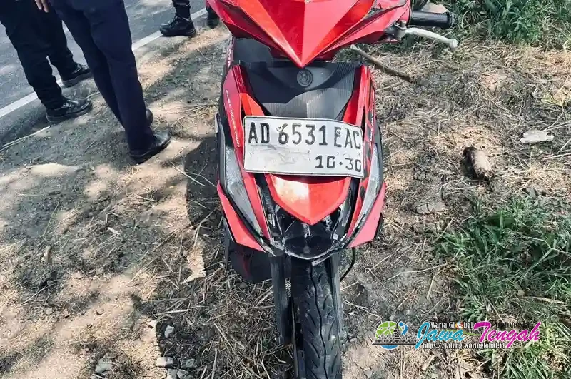 Laka Maut! Mio vs Vario Tabrakan di Selogiri Wonogiri, Satu Tewas di TKP