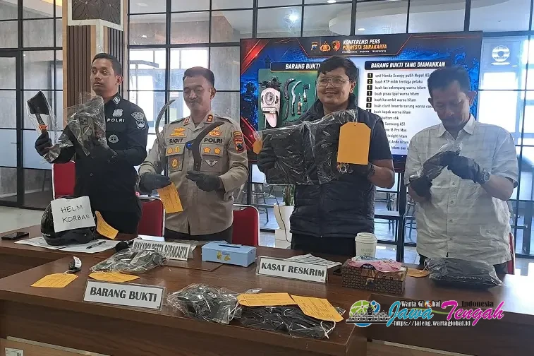 Polresta Surakarta Amankan Dua Pelaku Penganiayaan Bersajam di Tiga Lokasi