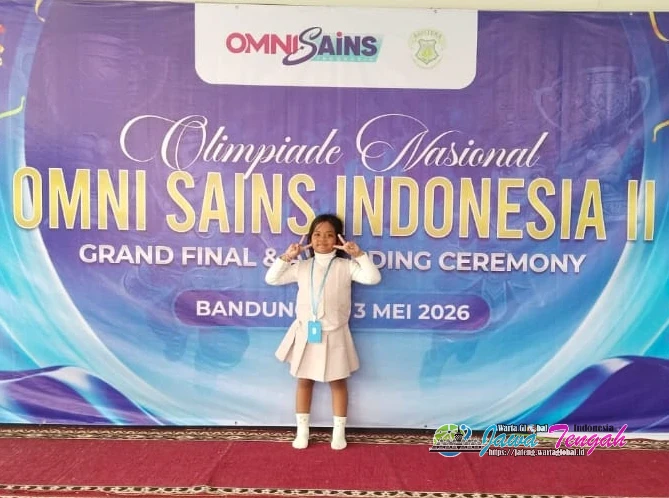 Diajeng Kenes Aris Gayatri Bocah TK Asal Pemalang Raih Juara di Olimpiade Nasional Omni Sains Indonesia II 2026
