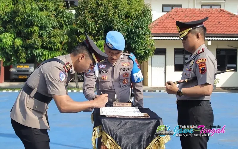 Kapolres Karanganyar Pimpin Sertijab Sejumlah Pejabat