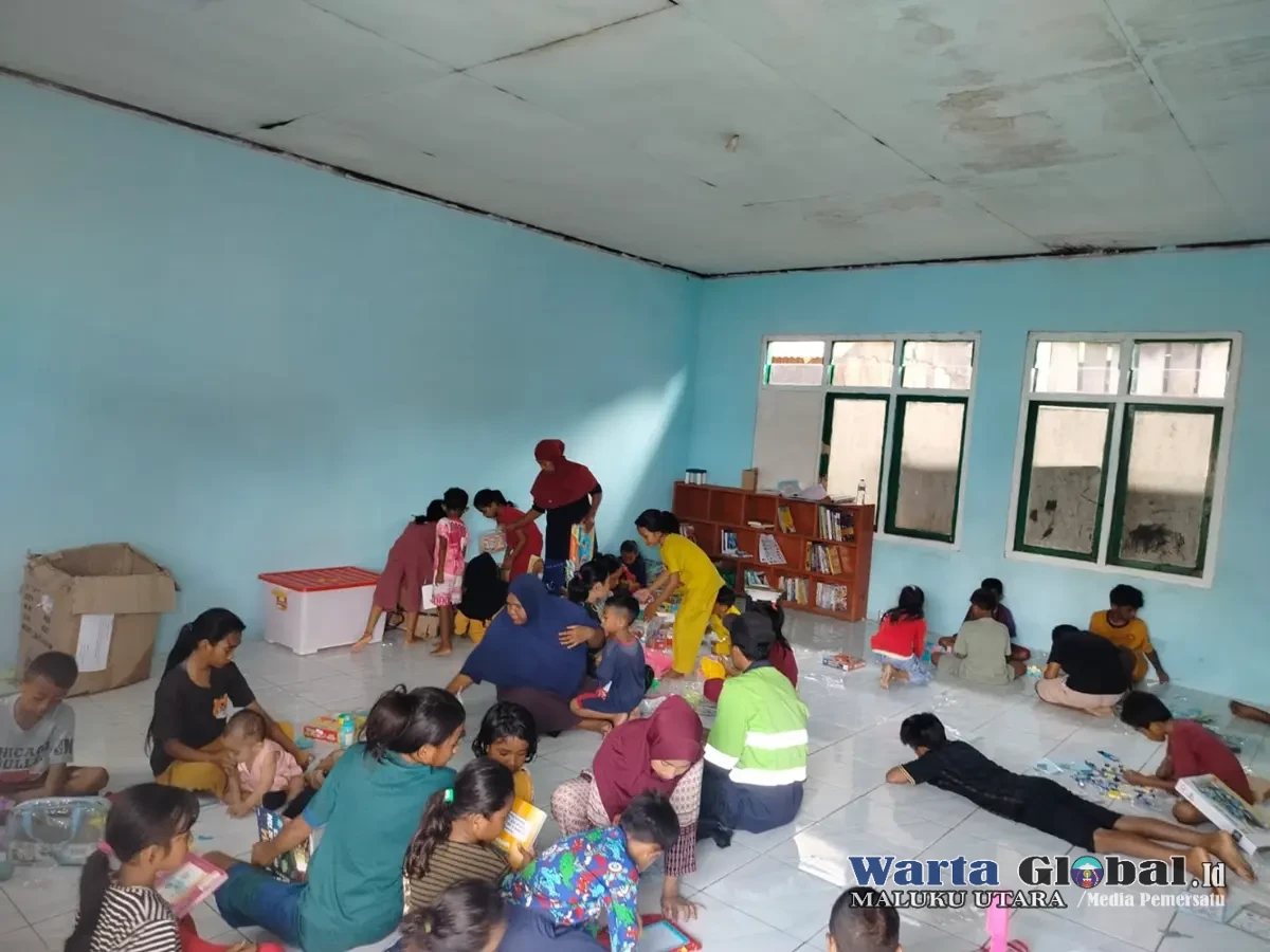 Rumah Belajar di Obi Selatan Jadi Ruang Harapan Baru bagi Anak-Anak Pelosok