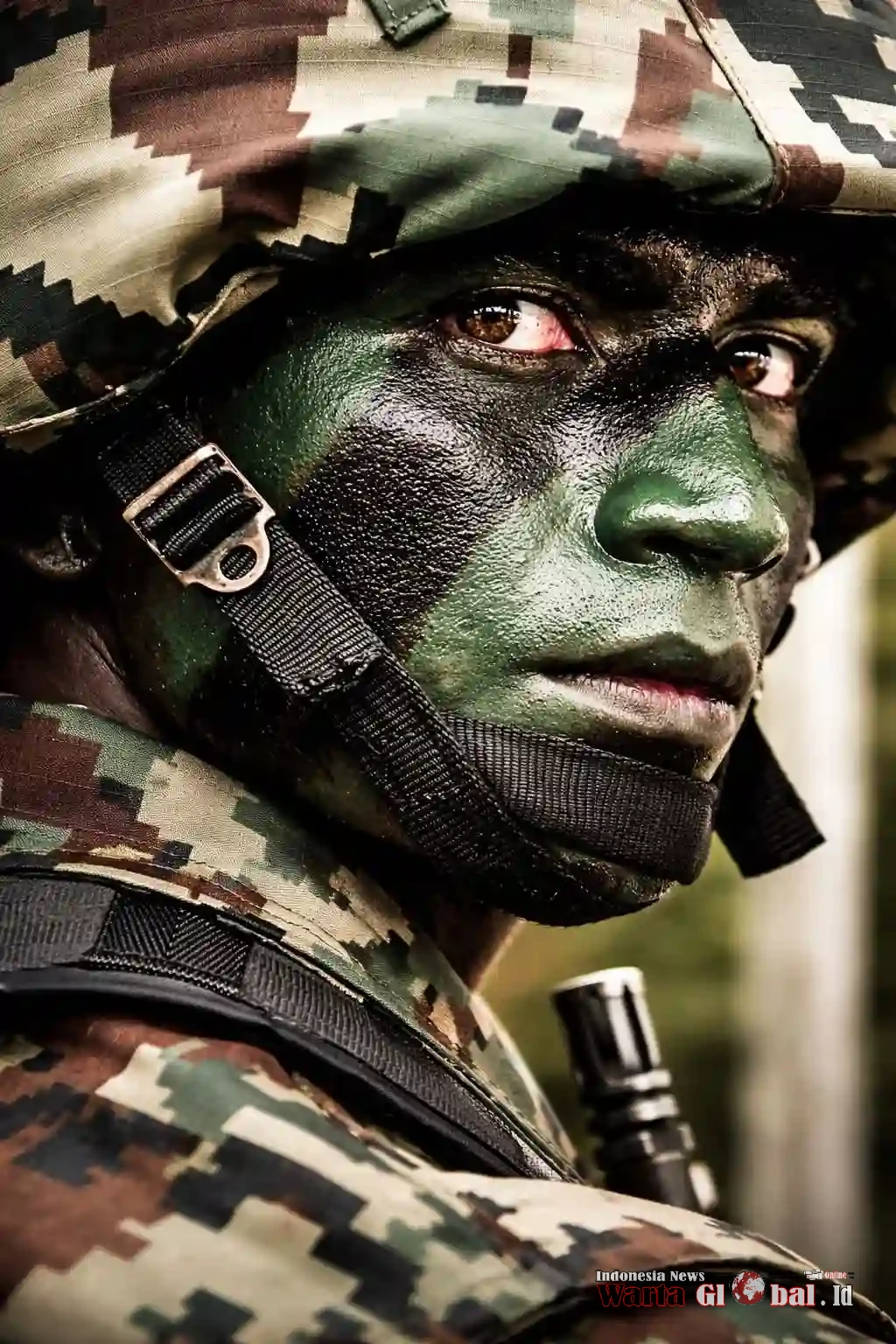 BUKAN GAYA-GAYAAN! INI ALASAN WAJAH TENTARA DICORET HITAM-HIJAU SEBELUM PERANG