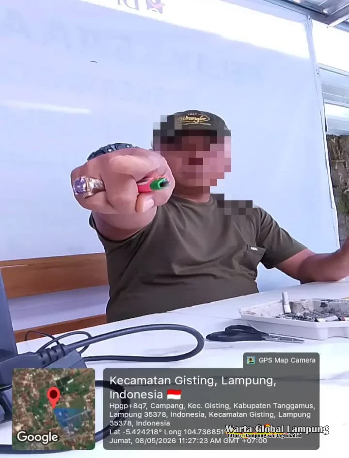 Oknum TNI AL dan Satpam halangi wartawan saat dampingi Tim satgas inspeksi mendadak didapur MBG SPPG 02 Gisting, HP wartawan di rebut