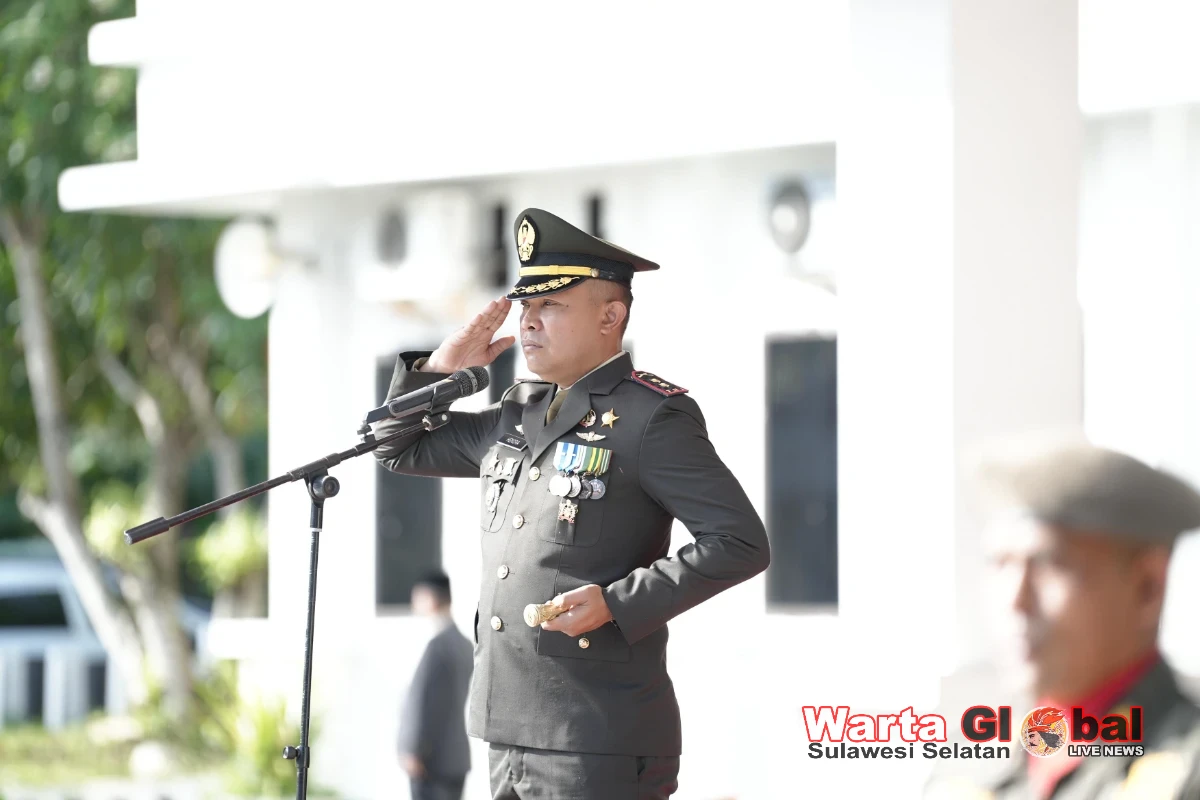 Dandim 1419/Enrekang Pimpin Upacara Harkitnas ke-118 Tingkat Kabupaten Enrekang