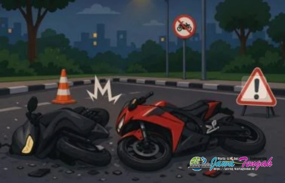 Motor Tabrakan di SPBU Kriyan Jepara, Dua Pelajar Masuk Rumah Sakit