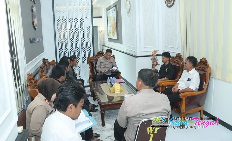 Polres dan Pagar Nusa Karanganyar Gelar Silaturahmi, Matangkan Agenda Pendadaran dan Pembaiatan Anggota Baru