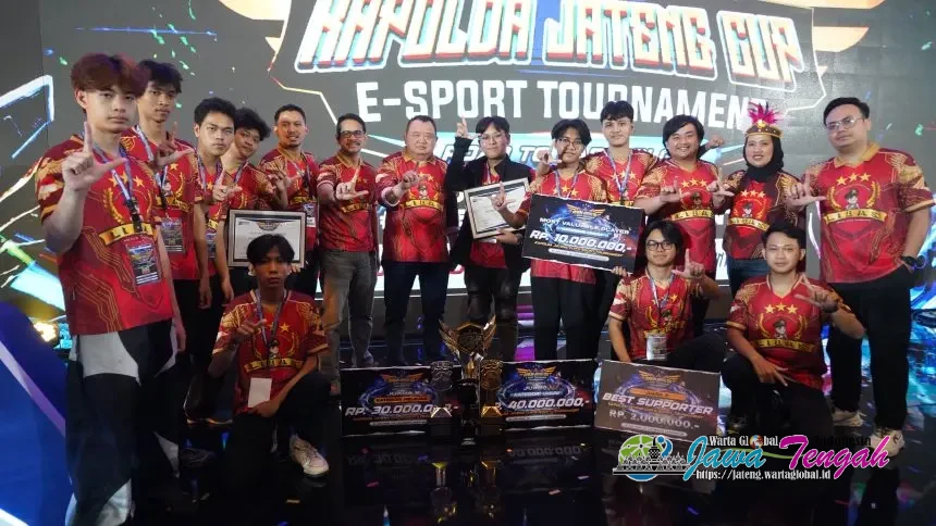 Polrestabes Semarang Raih Juara Umum E-Sports, Siap Wakili Jawa Tengah di Kapolri Cup