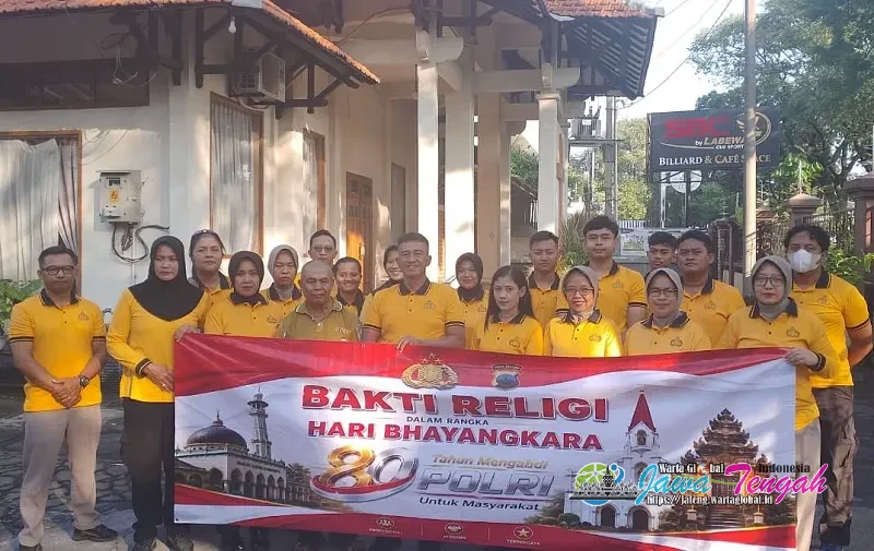 Polresta Surakarta Gelar Bakti Religi di Sejumlah Rumah Ibadah, Sambut HUT Bhayangkara ke-80