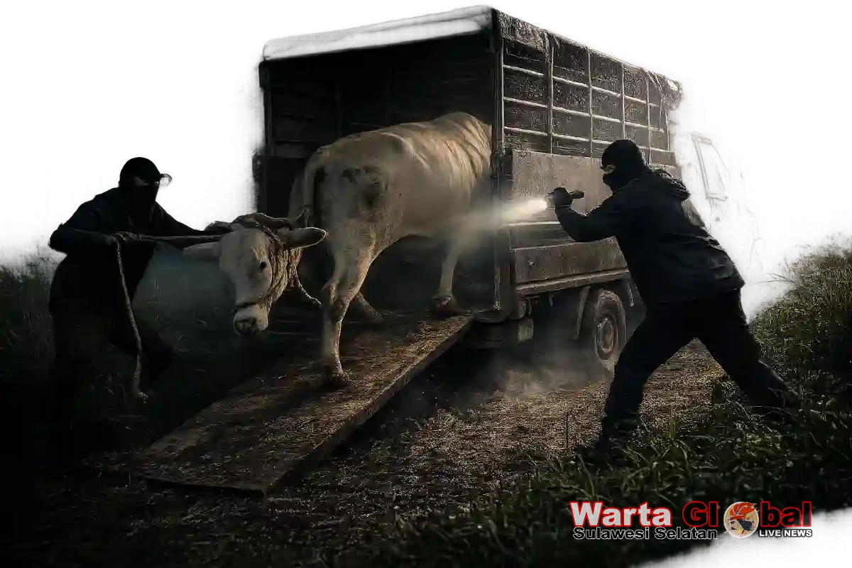 Empat Ekor Sapi Digasak Maling di Enrekang, Kerugian Capai Lebih dari Rp50 Juta